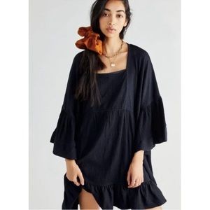 Free people el mar black beach dress